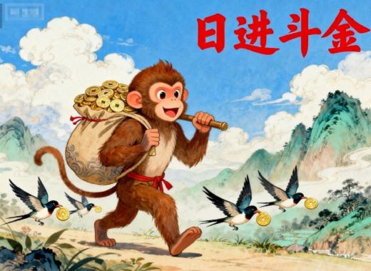 飞龙猛虎走一起，龙眼一只为君开